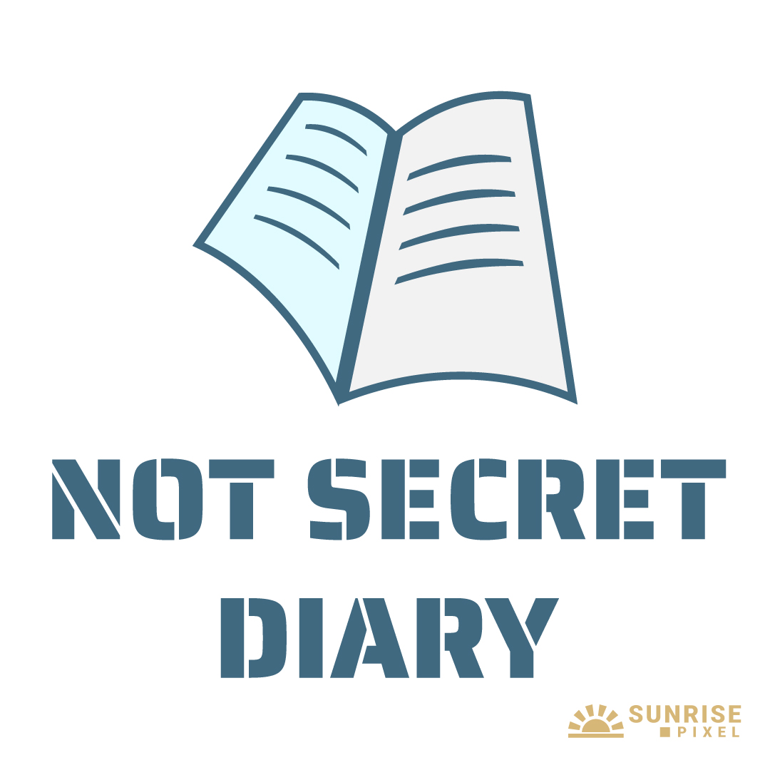 Erika's Not Secret Diary Logo Design