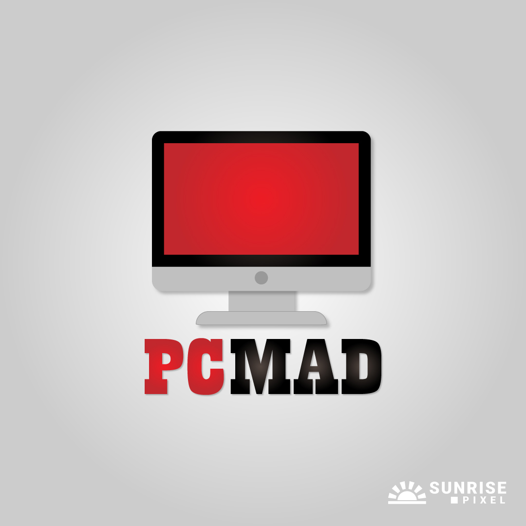PC Mad Logo Design